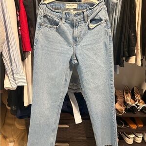 Abercrombie & Fitch Light Blue Straight Leg Jeans